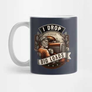 trucker gift,trucker dad gift idea,vintage gift for truck driver,husband trucker gifts Mug